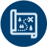 tools and resources, map icon